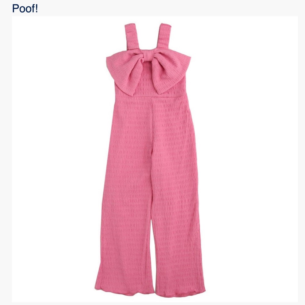 Poof! Oversize Bow Jumpsuit